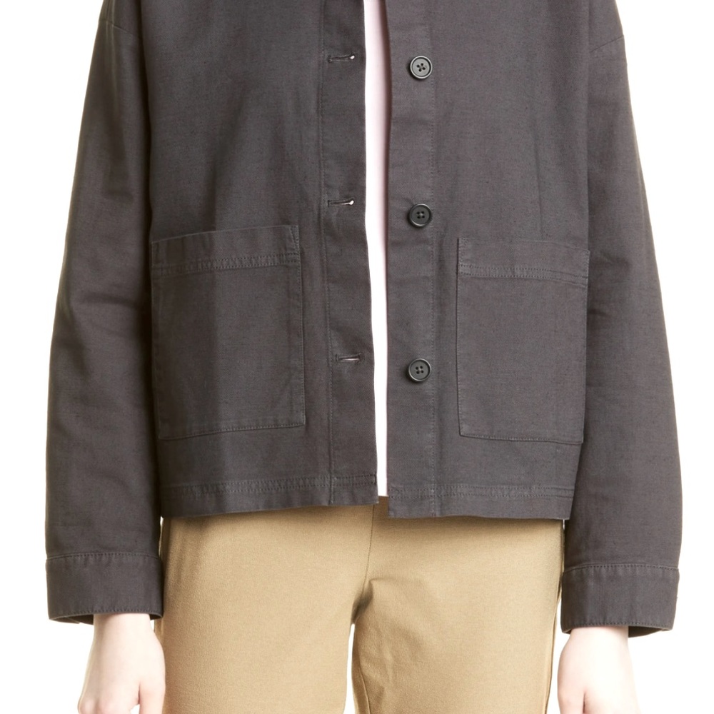Eileen Fisher Organic Cotton Hemp Jacket